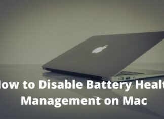 How to Disable Battery Health Management on Mac