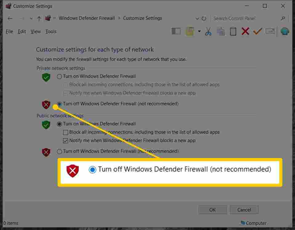 How to Disable Firewall for Windows 10, 8, 7, Vista, and XP