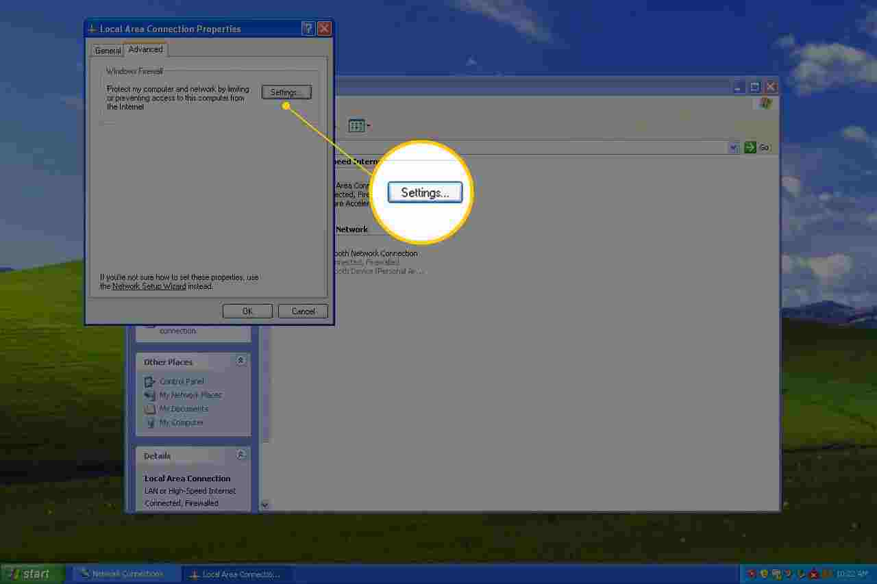 How to Disable Firewall in Windows XP