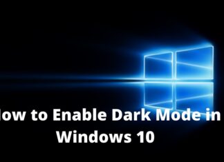 How to Enable Dark Mode in Windows 10