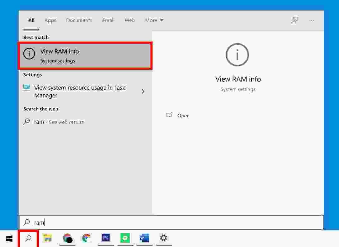 How to Find Out the RAM You Have