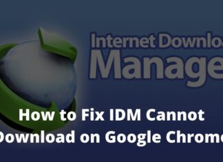 How to Fix IDM Cannot Download on Google Chrome