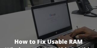 How to Fix Usable RAM Windows 1087 32bit & 64bit