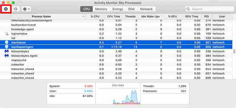 remove malware from mac manually