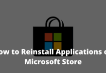 How to Reinstall Applications on Microsoft Store