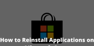 How to Reinstall Applications on Microsoft Store