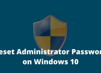 How to Reset Administrator Password on Windows 10