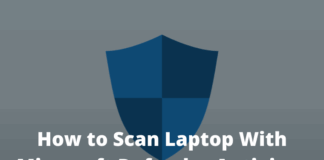 How to Scan Laptop With Microsoft Defender Antivirus
