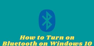 How to Turn on Bluetooth on Windows 10 Laptop PC