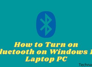 How to Turn on Bluetooth on Windows 10 Laptop PC