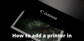 How to add a printer in Windows 10