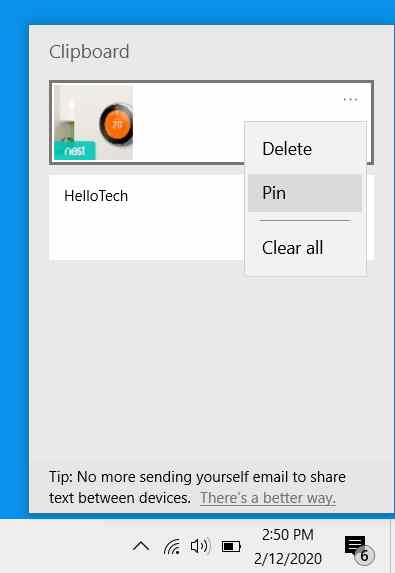 How to copy and paste in Windows 10 Using the Clipboard