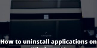 How to uninstall applications on Windows 10