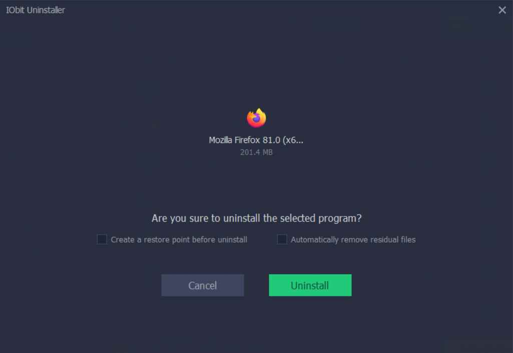 How to uninstall applications on Windows 10 using IObit