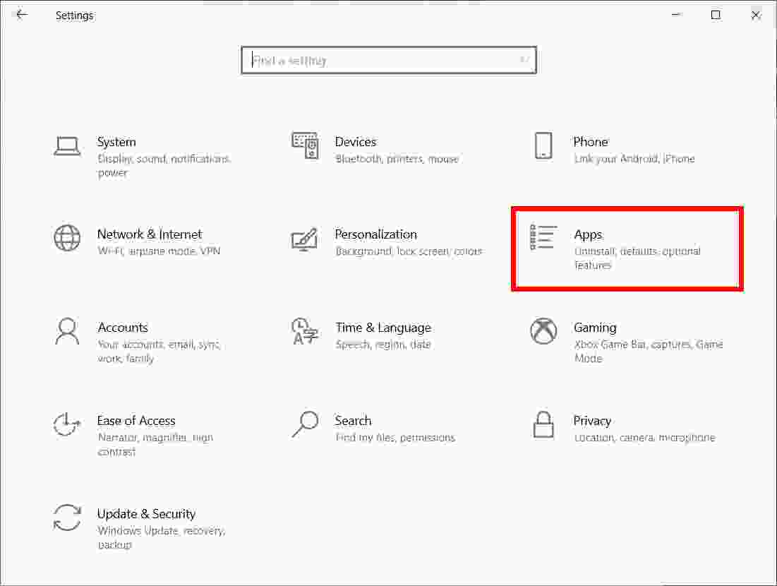 How to uninstall applications on Windows 10 via Settings