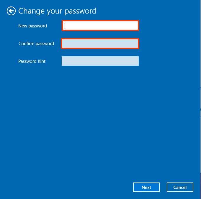 Remove passwords for local accounts