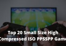 Top 20 Small Size High Compressed ISO PPSSPP Game