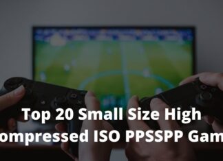 Top 20 Small Size High Compressed ISO PPSSPP Game
