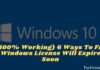 (100% Working) 6 Ways To Fix Windows License Will Expire Soon