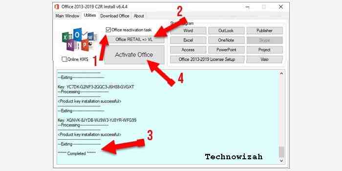 Activate Office 2019 with KMS