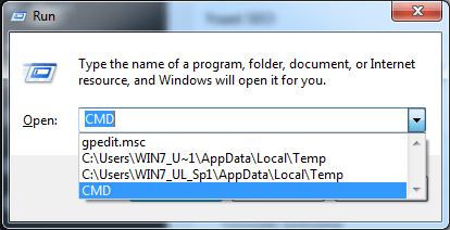 Check Laptop IP Through CMD