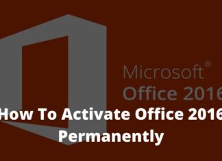 How To Activate Office 2016 Permanently