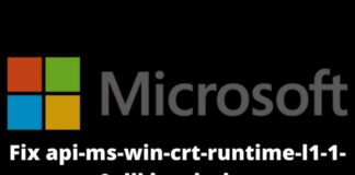 How To Fix api-ms-win-crt-runtime-l1-1-0.dll is missing