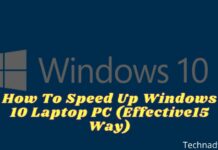 How To Speed ​​Up Windows 10 Laptop PC (Effective15 Way)