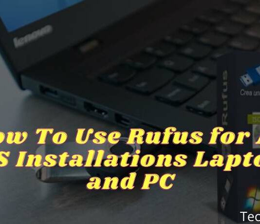 How To Use Rufus for All OS Installations Laptop and PC