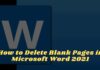 How to Delete Blank Pages in Microsoft Word