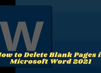 How to Delete Blank Pages in Microsoft Word