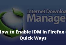 How to Enable IDM in Firefox 6 Quick Ways