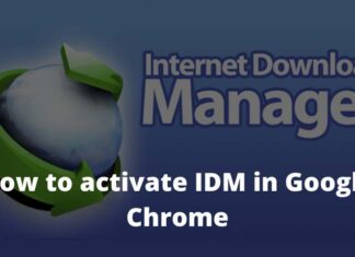 How to activate IDM in Google Chrome