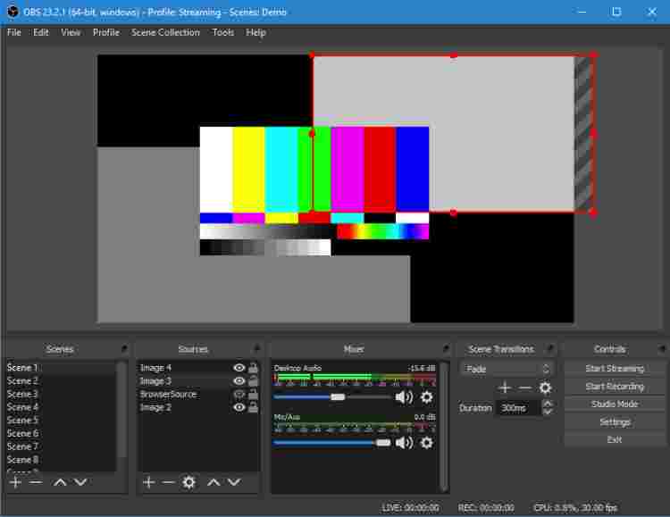 OBS Studio PC Screen Recorder Application