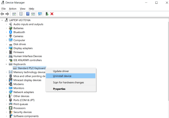 Repair Keyboard Driver