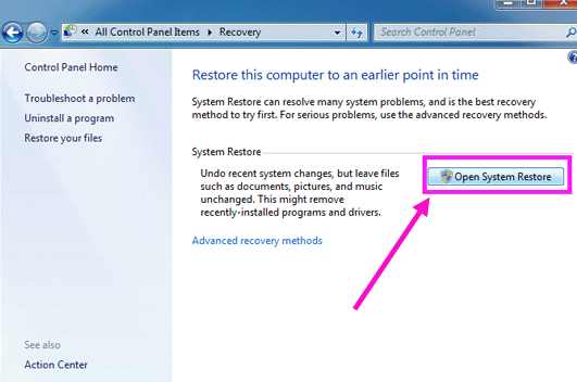 Restore Windows