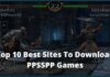 Top 10 Best Sites To Download PPSSPP Games