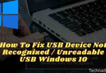 7 Ways to Fix USB Device Not Recognized Unreadable USB