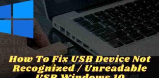 7 Ways to Fix USB Device Not Recognized Unreadable USB