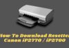 How To Download Resetter Canon iP2770 iP2700