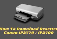 How To Download Resetter Canon iP2770 iP2700