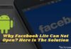 Why Facebook Lite Can Not Open Here Is The Solution
