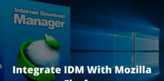 How To Integrate IDM With Mozilla Firefox