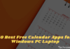 10 Best Free Calendar Apps for Windows PC Laptop