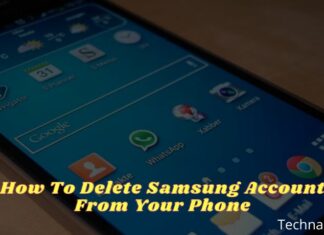 How To Delete Samsung Account From Your Phone