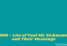 1000 + List of Cool ML Nicknames and Their Meanings