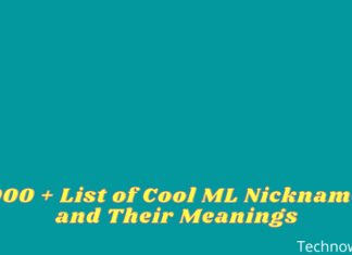 1000 + List of Cool ML Nicknames and Their Meanings