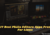 17 Best Photo Editors Applications Free For Linux