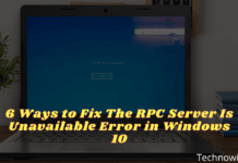 6 Ways to Fix The RPC Server Is Unavailable Error in Windows 10