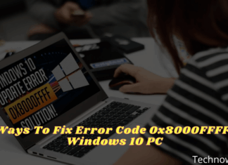 8 Ways To Fix Error Code 0x8000FFFF in Windows 10 PC